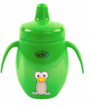 Детский поильник Adiri Penguin Jr. Trainer Pink, 200 мл.