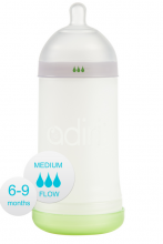 Бутылочка Adiri NxGen Medium Flow White (6-9 мес., 281 ml)